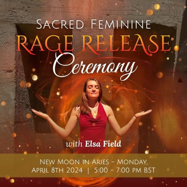 📣ANNOUNCING: Sacred Feminine Rage Release Ceremony on the Solar Eclipse! 🔥

Sister, if you are feeling deep emotions rising to the surface this Eclipse season, you are not alone.
 
🌀 If you feel deep resistance as old paradigms and belief systems are shown to you, you are not alone.
 
If you are feeling rage and anger at the many hurts of today’s world…you are not alone.
 
Sister, this is your invitation to come together in ceremony, in sisterhood, to collectively alchemise this energy together.
 
You are invited to our special community event on the Solar Eclipse hosted by Elsa, the Sacred Feminine Rage Release Ceremony!

This Ceremony is For You if…
 
🔥 You have been moving deep emotions over this Eclipse season (since March 25th or earlier) and are seeking a sacred space to release and transform
 
🔥 You feel a calling to work with the Fire element and 'untamed' side of the Goddess, remembering Her across lifetimes
 
🔥 You are called to open your Throat Chakra & release your Wild Feminine essence
 
🔥 You are ready to release the power that unexpressed rage has over you, and transform this into your power!

This Aries season, I felt called to offer a special ceremony dedicated to finding sacredness in anger, transforming it through sound healing practices into your love.

We will gather on the New Moon in Aries + Solar Eclipse, Monday 8th April, a powerful portal for transformation.
 
I know this will be a very special ceremony, grounded in our virtual Temple of the Goddess and overlighted by our Mystery School guides including Hathor and Isis. 💙
 
The time is now and the women are gathering! 🎶

Comment CEREMONY and I’ll send you the link to register! 🔥

In love & devotion,

Elsa xo
.
.
.
.

#throatchakrahealing #vocalcoachingonline #priestesspath #divinefeminine #theartistsway #ceremonyanddevotion #creativeprocesses #creativeessence #independentmusician #soulpreneur #sacredsoundhealing #soundhealersofinstagram #soundhealingworkshop #soundmeditations #soundtraining #soundhealingtherapy #priestessofhathor #priestessofavalon #priestesspath #eclipseseason #ariesseason