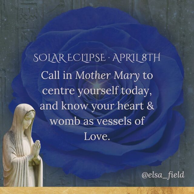 🌹💙MOTHER MARY’S BLESSING 💙🌹

💙 Blessings to you on the Feast of the Annunciation of Mother Mary. 

As Mary received Her divine vision of Her embodiment of Divinity, so too can She help us to see our reality as innately Divine. 

✨🎶 To support you to cultivate your connection to the Goddess, my new single, The Light Within, is released TODAY! 

💙 As an ascended Priestess of Hathor-Isis, Mother Mary carries the celestial song codes of the 7 Hathors (the Sonic Masters) into our human awareness. These sonic frequencies have been hidden at the heart of sacred music of the Church for two thousand years. The Hathors have been working with humanity in the deep devotional heart of composers of sacred Church music from the dawn of the Piscean age to the present day.

💙 As we move into the age of Aquarius, these sonic frequencies are changing in their form. There is an alchemy occurring - as the old ways of the patriarchal church fathers are being shed and the Divine Feminine is flowering at the heart of humanity once more. 

💙 This new frequency - The Light Within - anchors the devotional light of the Goddess into your heart and womb and is aligned to Mother Mary’s Frequency. Listen whenever you are in need of loving compassion, self-forgiveness, and a remembrance that You Are Divine! 

💙 You can listen to ‘The Light Within’ now on all streaming platforms or wherever you listen to music 🎶

I would love to know how this music sings to your Divine Feminine heart. ✨

Elsa 💙
Priestess of Sacred Sound
Founder, Myrtle Grove Mystery School
.
.
.
.
#mothermary #marymagdalene #magdalenefrequency #priestesspower #priestess #divinefeminine #risesisterrise #awakenedwoman #innergoddess #femininepower #divinefemininerising #sacredfeminine #goddessrising #priestesstraining #goddesspower #divinemother #soundhealer #soundhealing #sacredsound #sacredsisterhood #wombwisdom