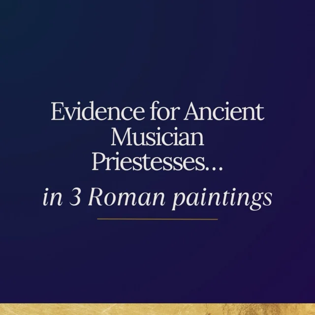 💫 Most people believe from our inherited understanding of Western cultural history that musicians have always been male…

What if I told you there was a rich history (‘her’story) of WOMEN as holders of sacred music, ceremonial music & sound throughout time, and across the ancient world?

I recently visited ancient sites in Italy, where I discovered many, many depictions of these ancient musician priestesses from the Greek and Roman world. 🙏💙🎶

As women on the path of the divine feminine, it is SO inspiring for us to see this lineage and reclaim it as real, and part of our shared Goddess heritage. 🌹 🙏🎶

Reclaiming our voices as sacred and inviting them into ceremony + ritual can feel like a radical act. 

Many of us have experienced a deep disconnection from our voices at the very root…

💫 When we reclaim our voices and sound as sacred, we are able to retrieve knowledge from other lifetimes where we have walked upon the Earth as wisdom keepers, and Priestesses of Sound.

Ready to explore this ancient pathway?

➡️🎶 Comment ‘PRIESTESS’ on this post and I’ll send you the link to my introductory Sacred Sound Priestess Bundle, filled with transformational teachings to awaken your sound healing path. 💙🎶💫

www.priestessofsacredsound.com
💙

—-
#throatchakrahealing #vocalcoachingonline #priestesspath #divinefeminine #theartistsway #ceremonyanddevotion #creativeprocesses #creativeessence #independentmusician #soulpreneur #sacredsoundhealing #soundhealersofinstagram #soundhealingworkshop #soundmeditations #soundtraining #soundhealingtherapy #priestessofhathor #priestessofavalon #priestesspath #soundtherapy